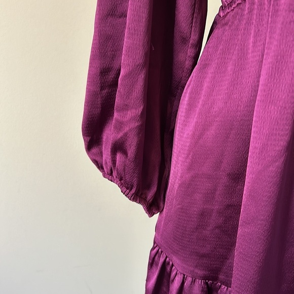 LILLY PULITZER Amarena Cherry Deacon Vneck Dress Satin Flowy Size 6 NEW - Picture 6 of 13